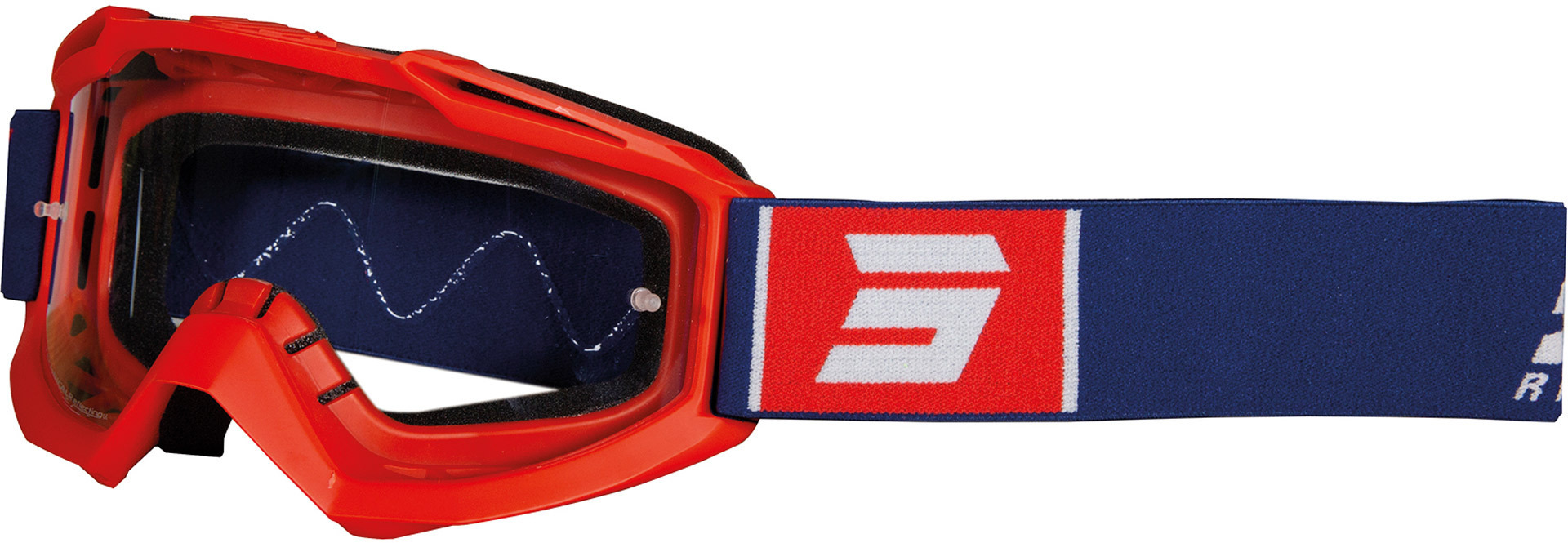 Shot Assault Fashion Motocross Brille, rot-blau, rot-blau