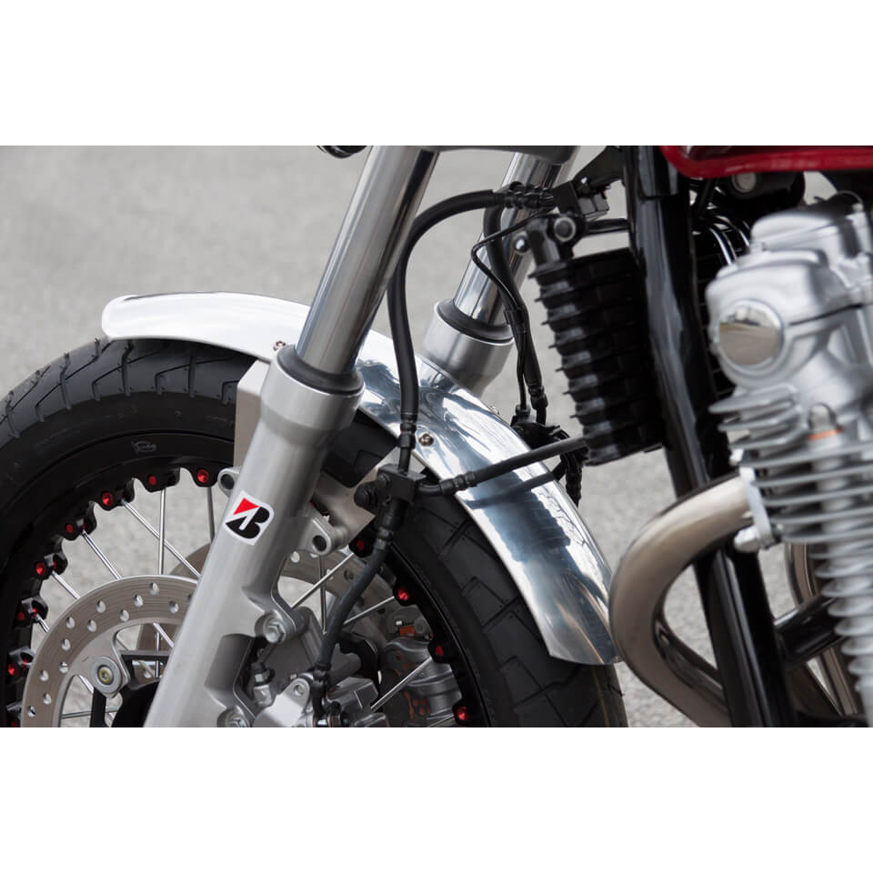 LSL Fender HONDA CB 1100 front 18 inch, silver, silver