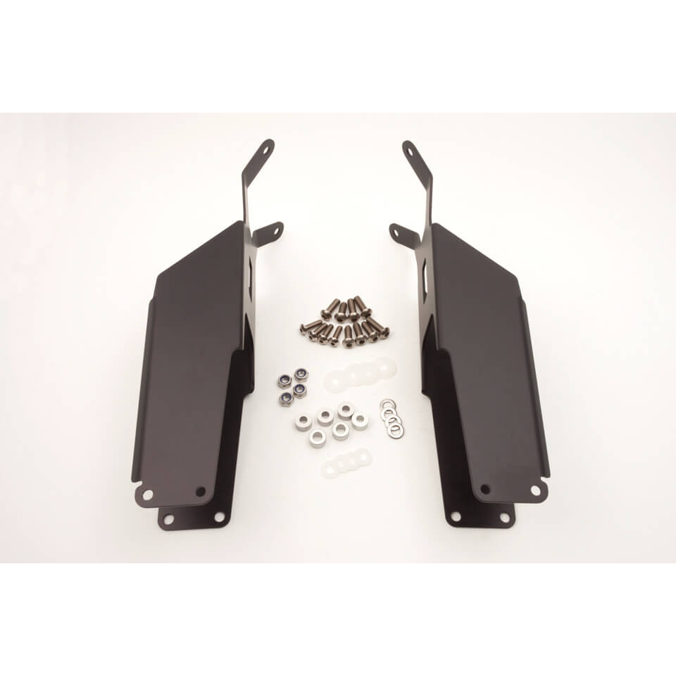 LSL Fender holder kit Öhlins USD fork FG 324, 19 inch wheel, silver, silver