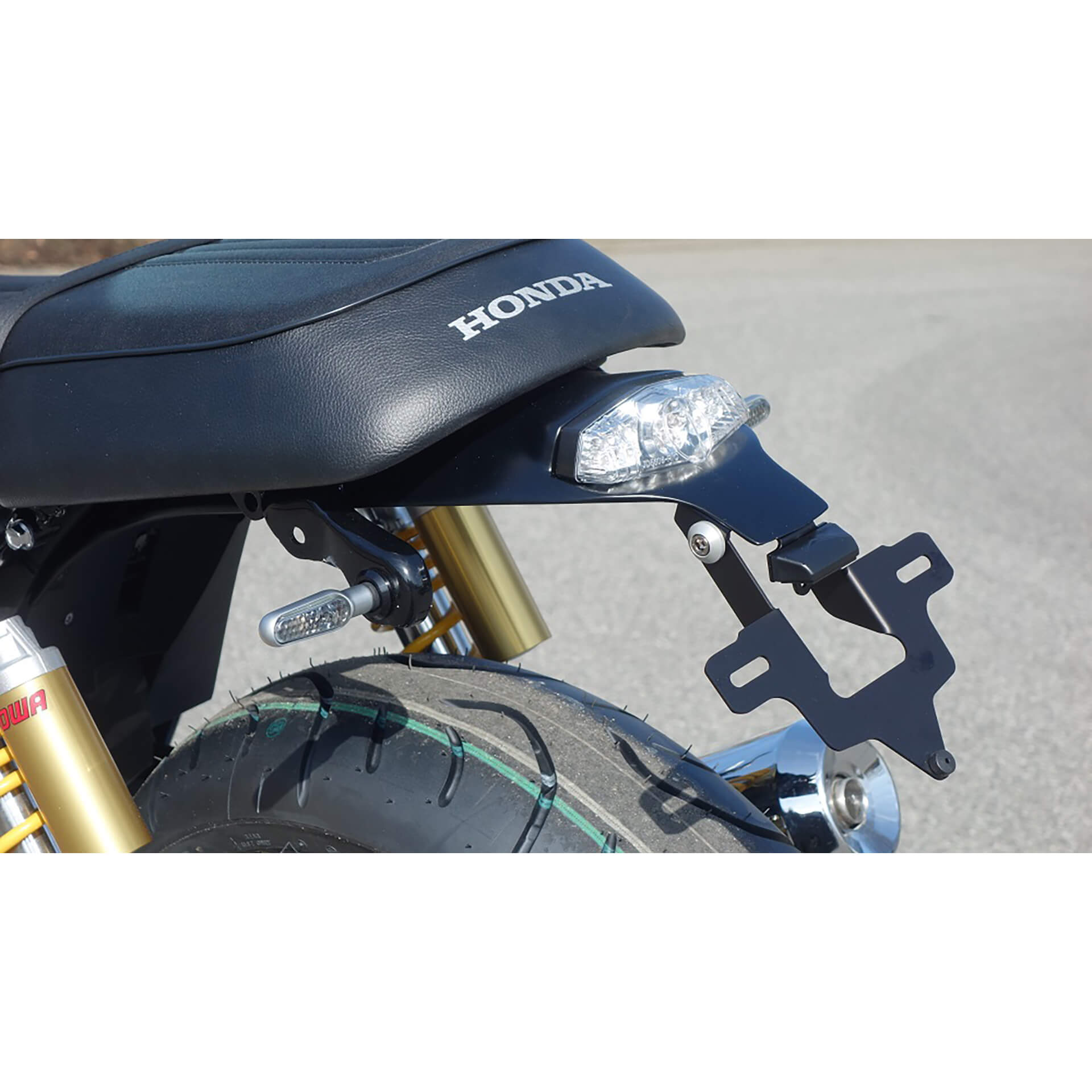 LSL Fender Kit CB 1100RS, GfK, unpainted with rear light, silver, silver