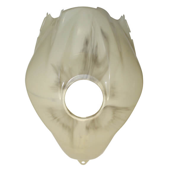 Tank fairing for HONDA CBR600RR, black-white-orange, black-white-orange
