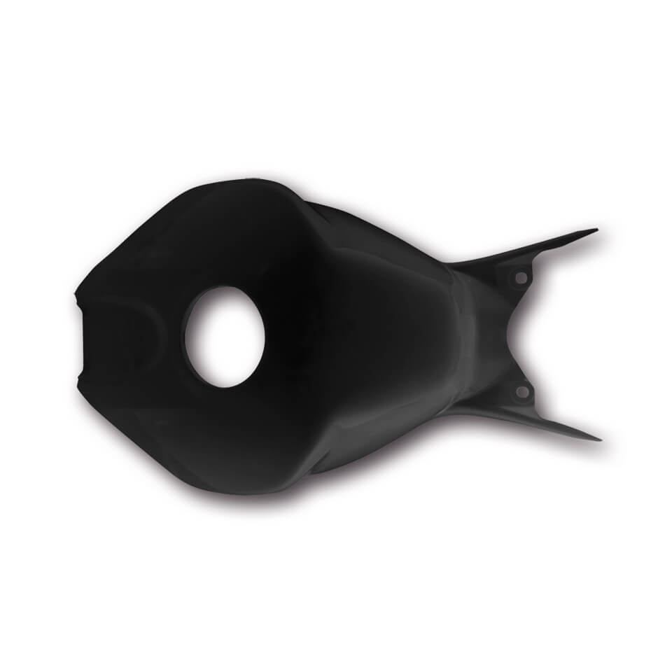 Tank fairing for HONDA CBR 1000, black-white-orange, black-white-orange