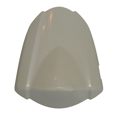 Passenger seat cover for SUZUKI GSX-R 1000, black-white-orange, black-white-orange