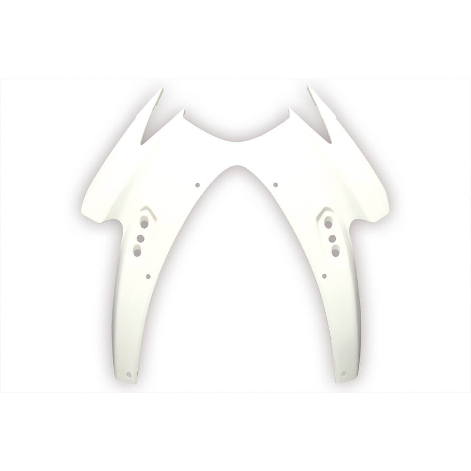 Upper fairing for SUZUKI GSX-R 600/750, black-white-orange, black-white-orange