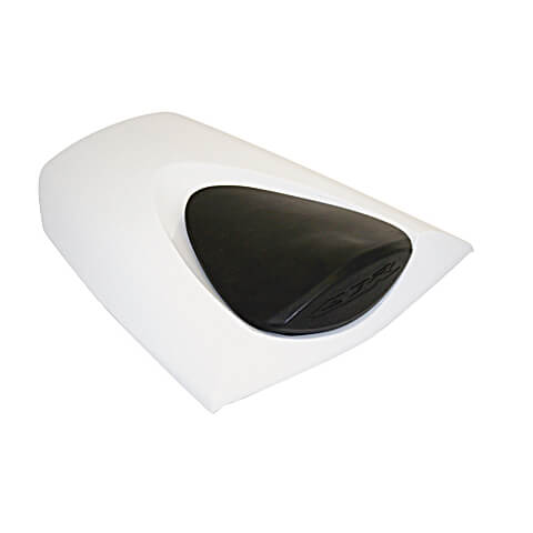 Passenger cover for HONDA CBR 600 RR, black-white, black-white