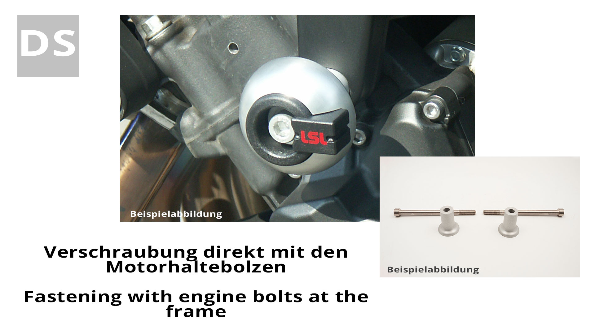 LSL CRASH PAD® mounting kit CB 1000 R, 18-, silver, silver