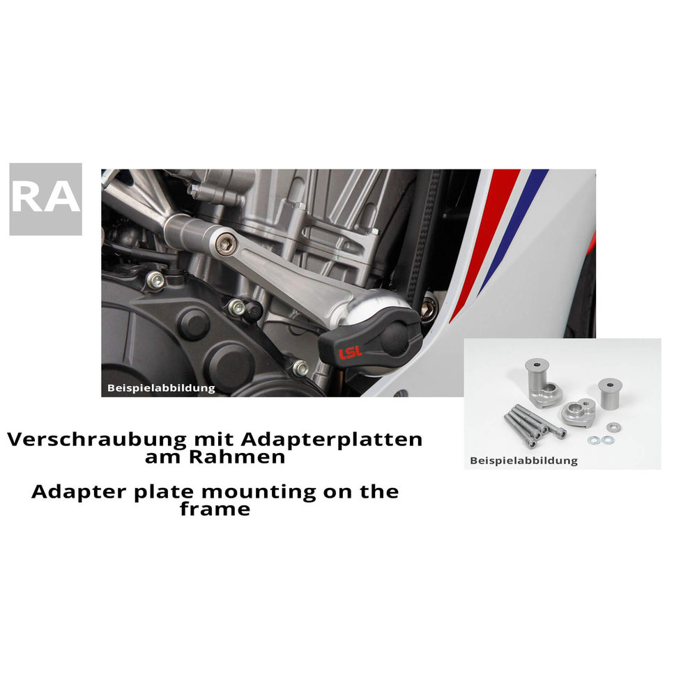 LSL Crash Pad® Speed Triple, 97-04 Kit de montagem