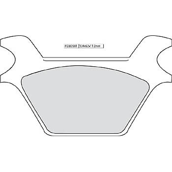 FERODO Brake pad FDB 2001 Platinum