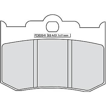 FERODO Brake lining FDB 2041 Platinum