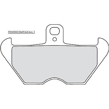 FERODO Brake lining FDB 2050 Platinum