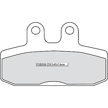 FERODO Brake lining FDB 2060 Platinum