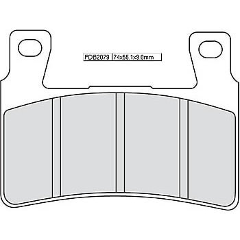 FERODO Brake lining FDB 2079 Platinum