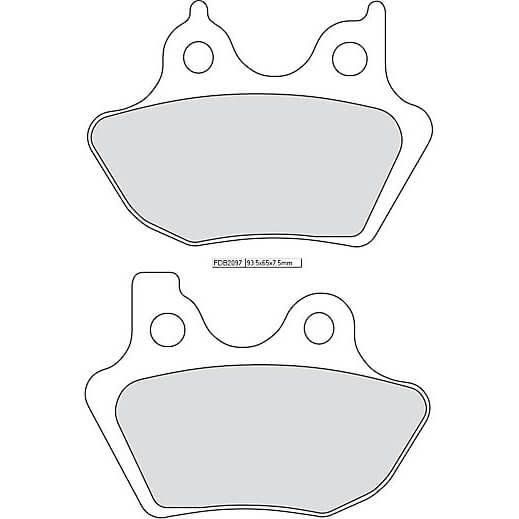FERODO Brake pad FDB 2097 Platinum