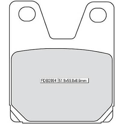 FERODO Тормозная подкладка FDB 2084 Платина