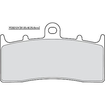 FERODO Brake lining FDB 2124 Platinum