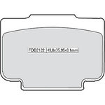 FERODO Тормозная подкладка FDB 2122 Платина