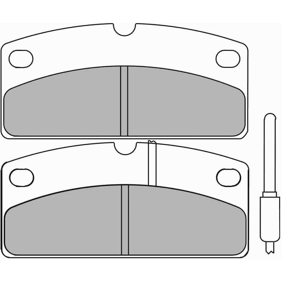 FERODO Brake lining FDB 2153 Platinum