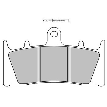 FERODO Brake lining FDB 2144 Platinum