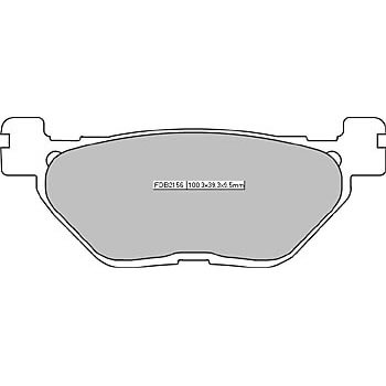 Image of FerODO Fodera freno FDB 2156 Platino