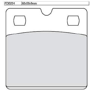 FERODO Brake pad FDB 204 Platinum
