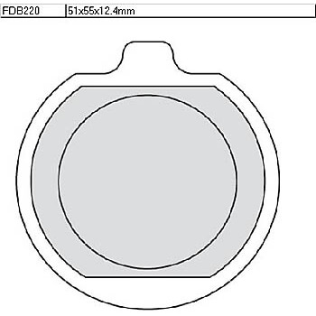 FERODO Brake pad FDB 220 Platinum