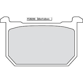 FERODO Brake lining FDB 299 Platinum