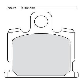 FERODO Brake pad FDB 277 Platinum