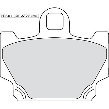 FERODO Brake lining FDB 311 Platinum