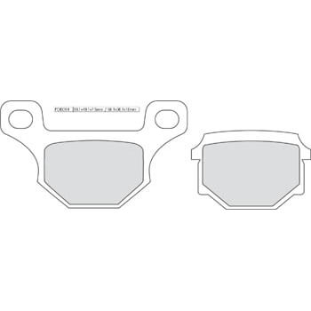 FERODO Brake lining FDB 384 Platinum