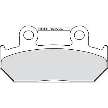 FERODO Brake lining FDB 462 Platinum