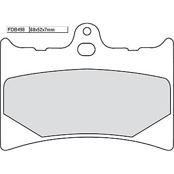 FERODO Brake pad FDB 498 Platinum