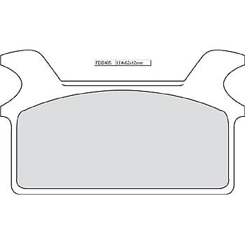 FERODO Brake pad FDB 485 Platinum