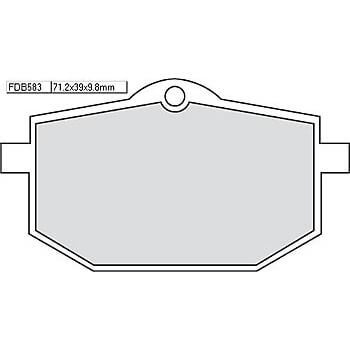 FERODO Brake lining FDB 583 P