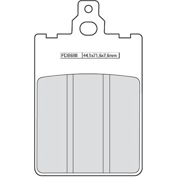 FERODO Brake pad FDB 698 Platinum
