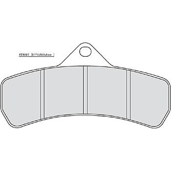 FERODO Brake lining FDB 887 Platinum