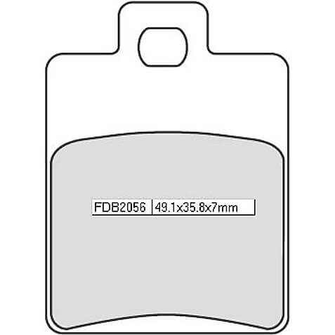 FERODO Brake lining FDB 2056 AG