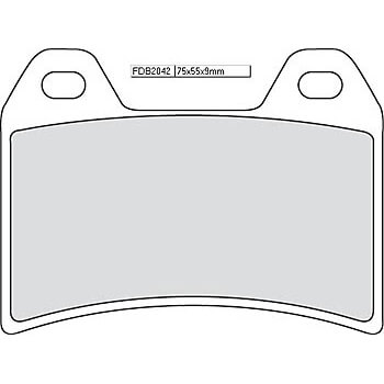 FERODO Brake lining FDB 2042 EF