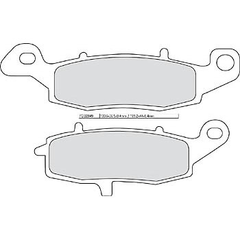FERODO Brake lining FDB 2049 EF