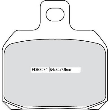 FERODO Brake lining FDB 2074 EF