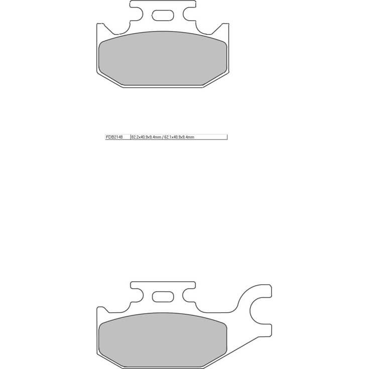 FERODO Brake lining FDB 2148 EF