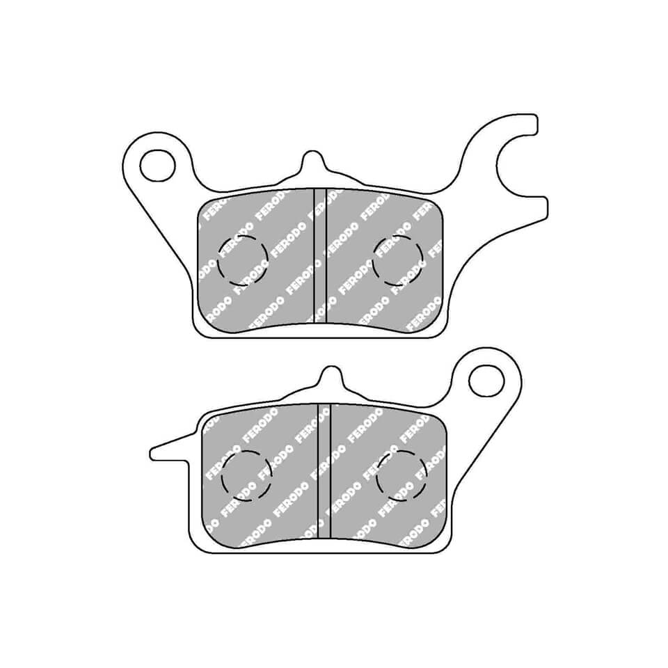 FERODO Brake lining FDB 2282 EF