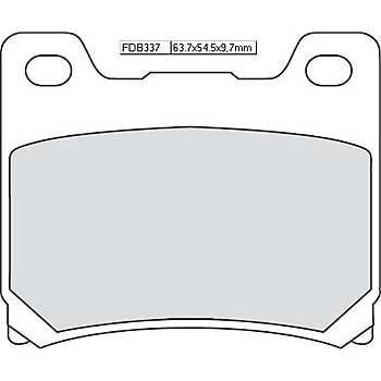 FERODO Brake lining FDB 337 EF