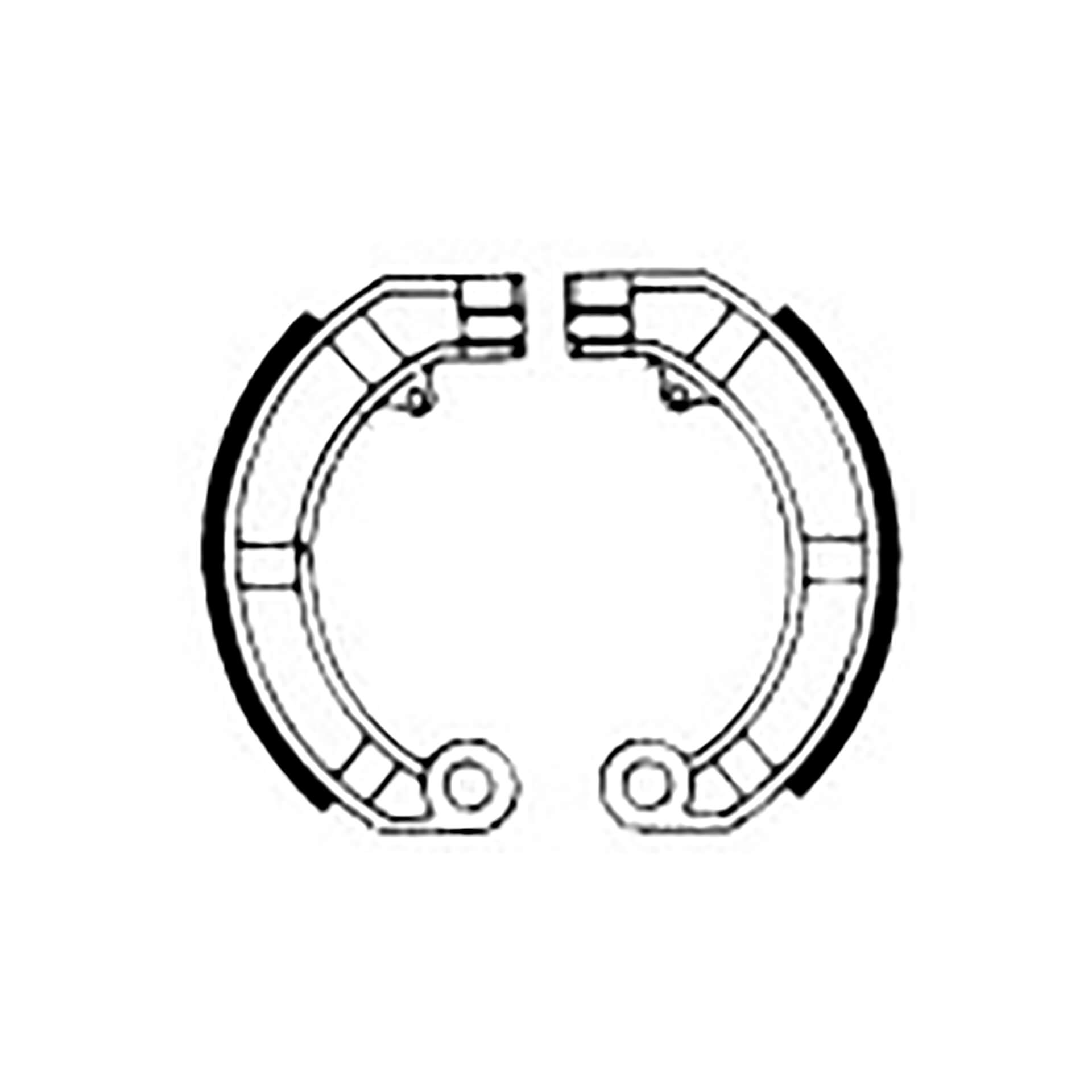 FERODO Brake shoes FSB 874