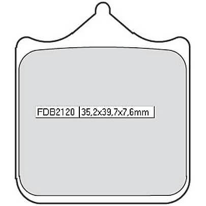 FERODO Sintered lining FDB 2120 ST (4 linings/set)