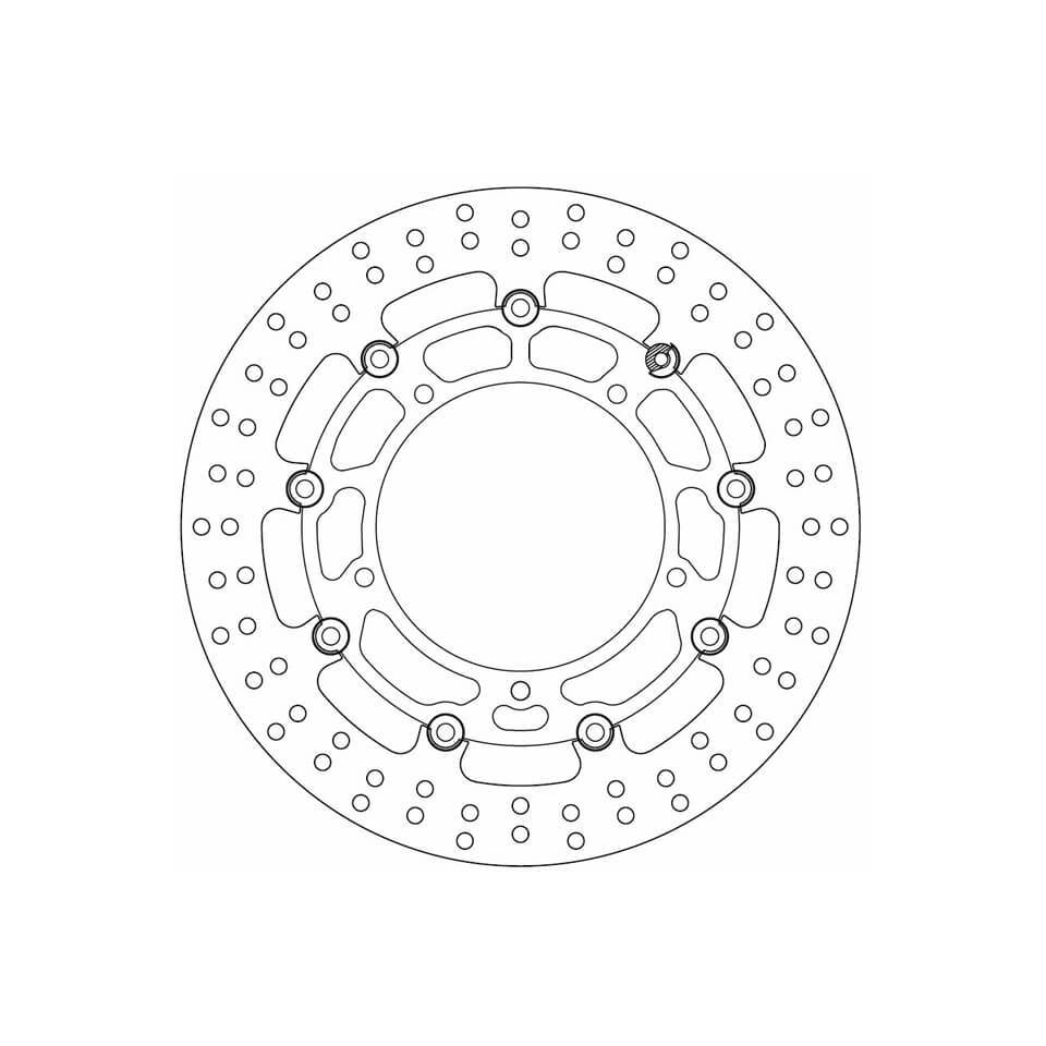 FERODO Brake disc FMD0394 RX - buy cheap FC-Moto