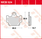 TRW Lucas MCB524 Remblokken