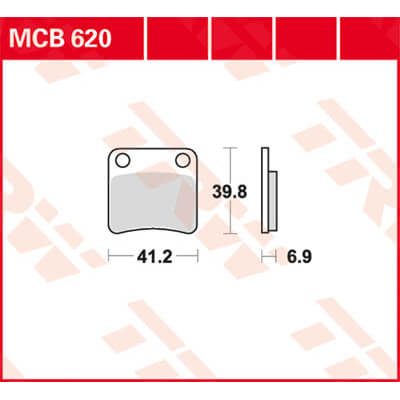 TRW Lucas Brake lining MCB620