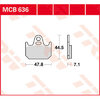 Preview image for TRW Lucas Brake lining MCB636