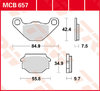 Preview image for TRW Lucas Brake pad MCB657