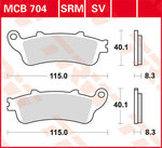 TRW Lucas Bremsbelag MCB704
